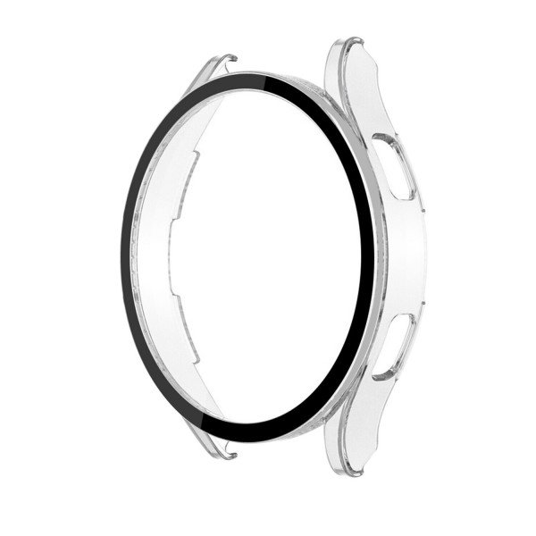 Wholesale Tempered Glass Screen Protector Full Coverage Shockproof Cover Case for Samsung Galaxy Watch 5 [44MM] (Clear)